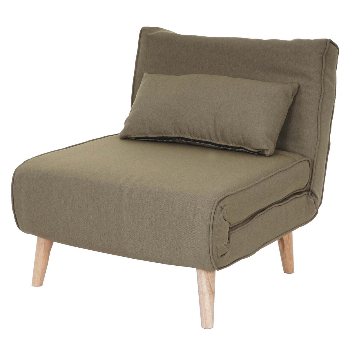 SCHLAFSESSEL Grün - Grün, Textil (75/77/70cm) - MCW