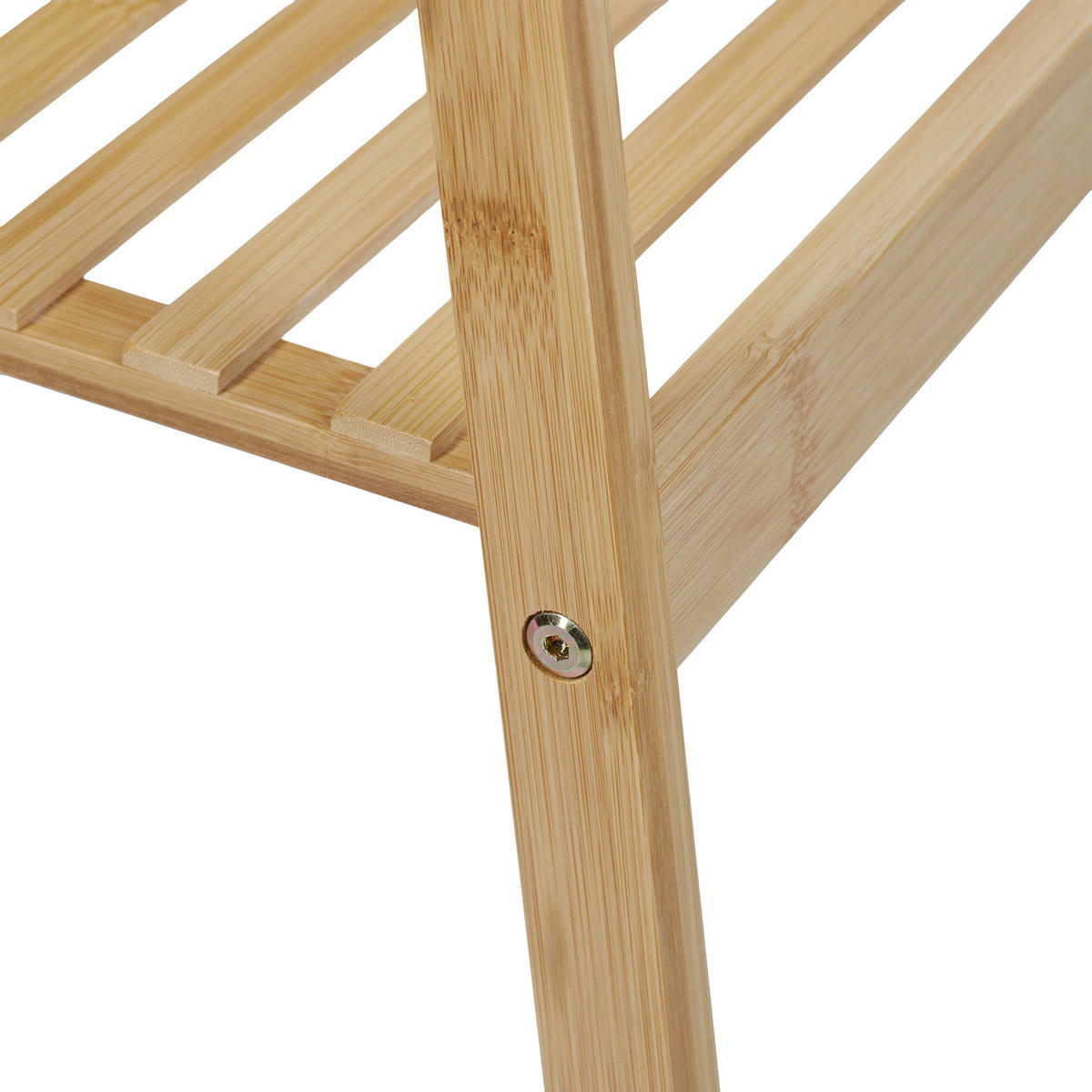 KLEIDERSTÄNDER - Hellbraun, Holz (74/160/42cm) - Relaxdays