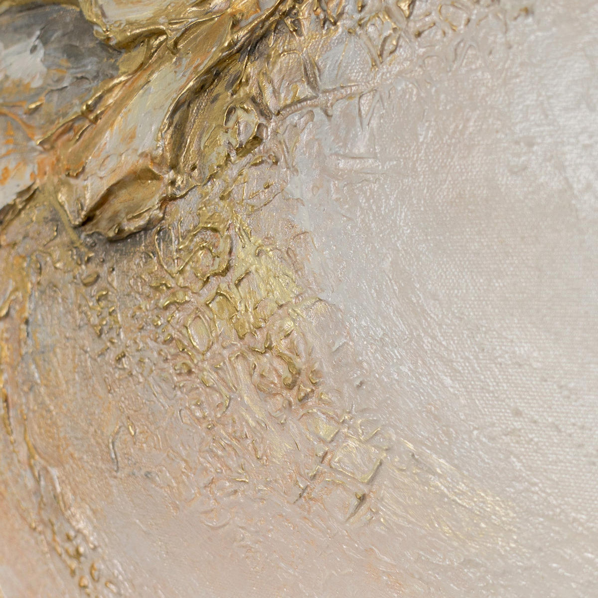 GEMÄLDE Sonnenwirbel Schattenfugenrahmen Eichefarben 70x50 cm - Eichefarben, Holz (70/50cm) - YS-art gallery