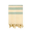 HAMAMTUCH mit Frottee-Fütterung Grün 90x160 340g/m² - Fidji Farn - Grün, Textil (160/90cm) - LE COMPTOIR DE LA PLAGE