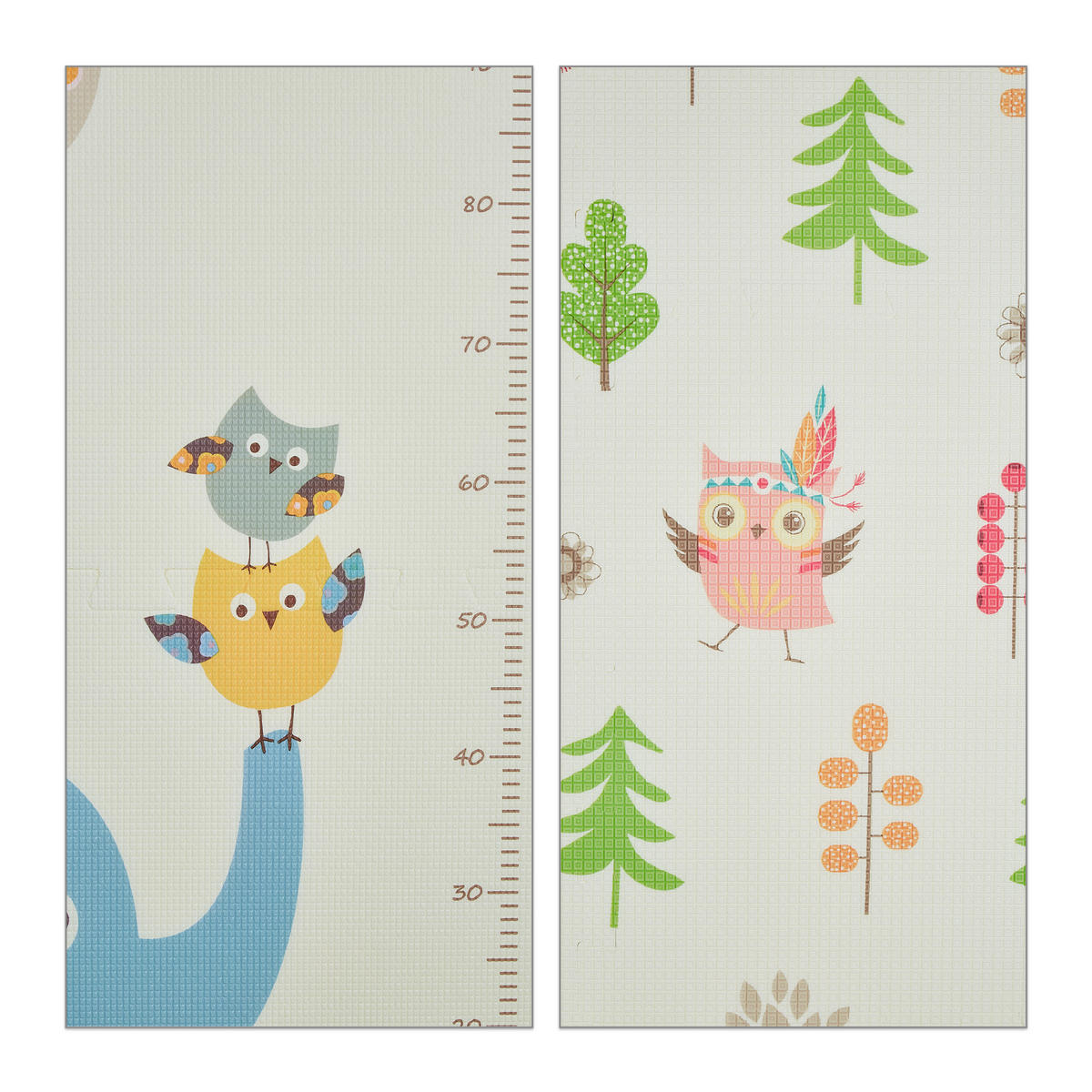 PUZZLEMATTE - Multicolor, Kunststoff/Textil (120/175cm) - Relaxdays