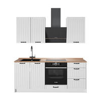 SAMOSTATNÁ KUCHYŇA Fame-Line, Biely vidiecky dom/biely, 190 cm, AP Oak - biela, kompozitné drevo (190/82/60cm) - Vicco