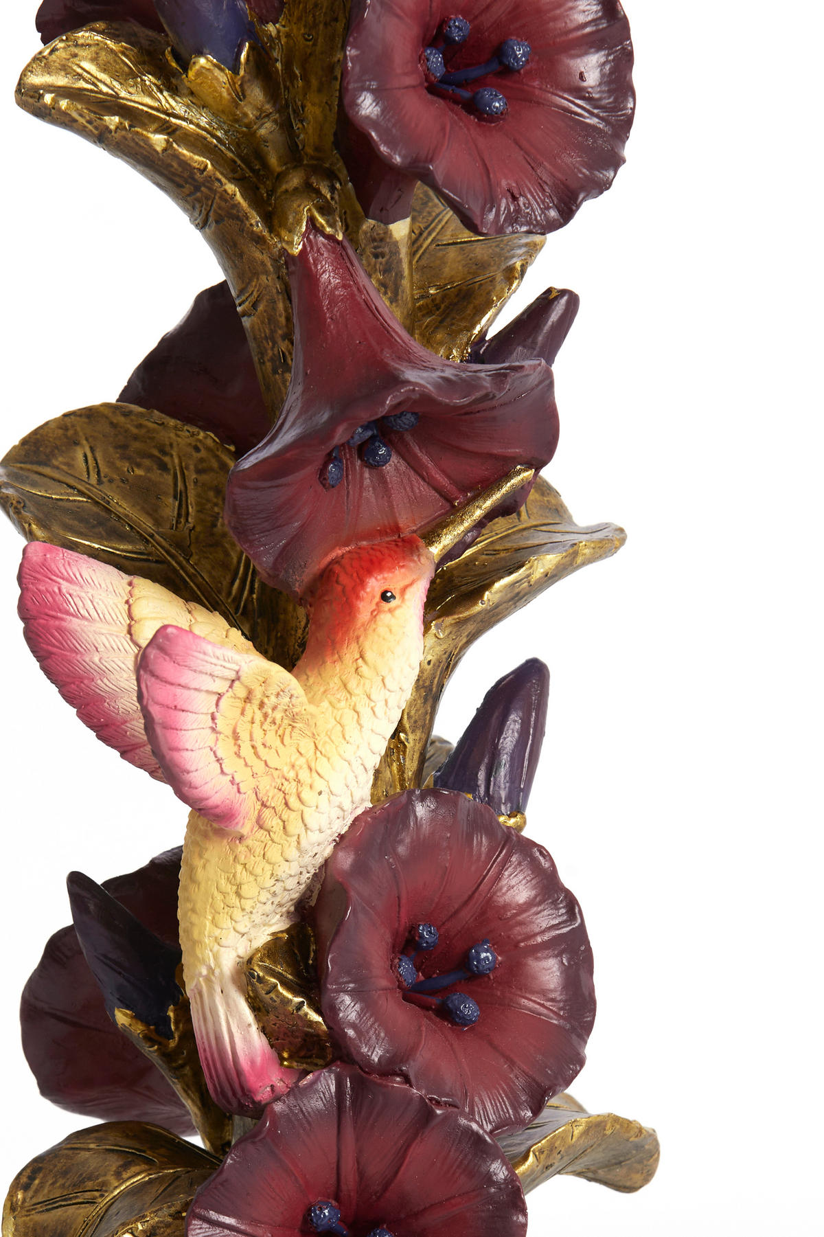 LAMPENSOCKEL Berisso Rot 15/15/45.5 cm - Rot, Kunststoff (15/15/45.5cm) - Light & Living