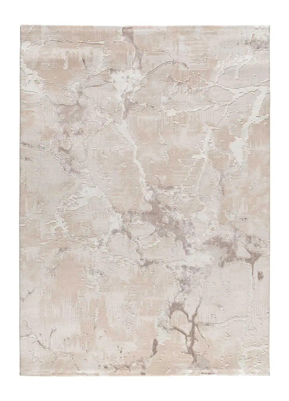 Atticgo Kurzflorteppich Beige 77x150 cm