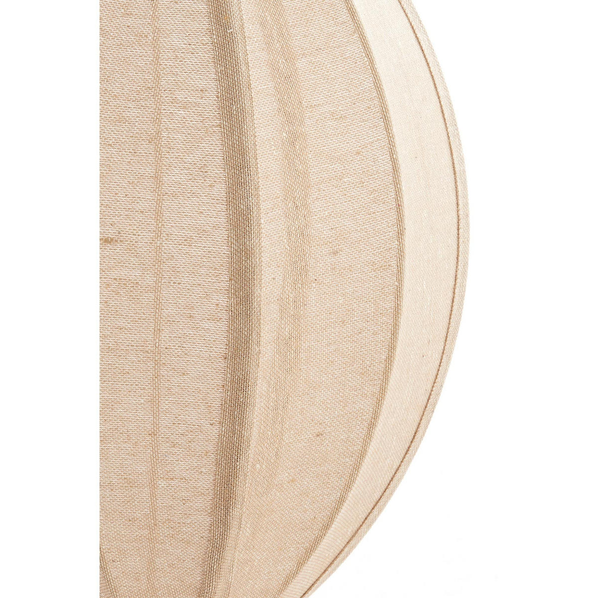 HÄNGELAMPE Milatos Braun 38/38/51 cm - Braun, Textil (38/38/51cm) - Light & Living