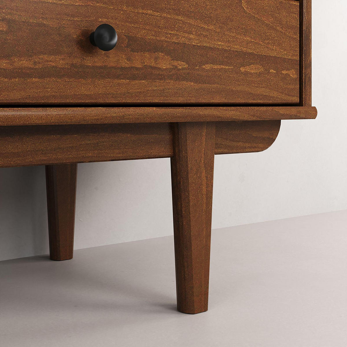 SIDEBOARD SIMONA - Kastanienfarben, Holz (175/76/41cm) - IDIMEX