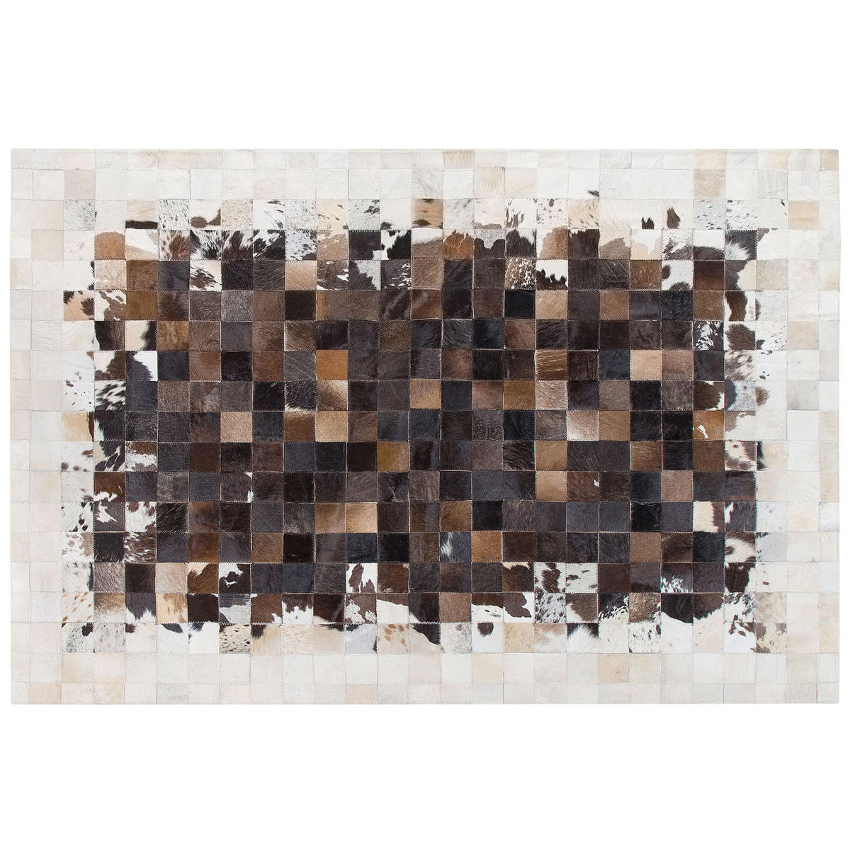 KURZFLOR-TEPPICH Okculu 230/160 cm - Braun, Fell (160/230cm) - Beliani