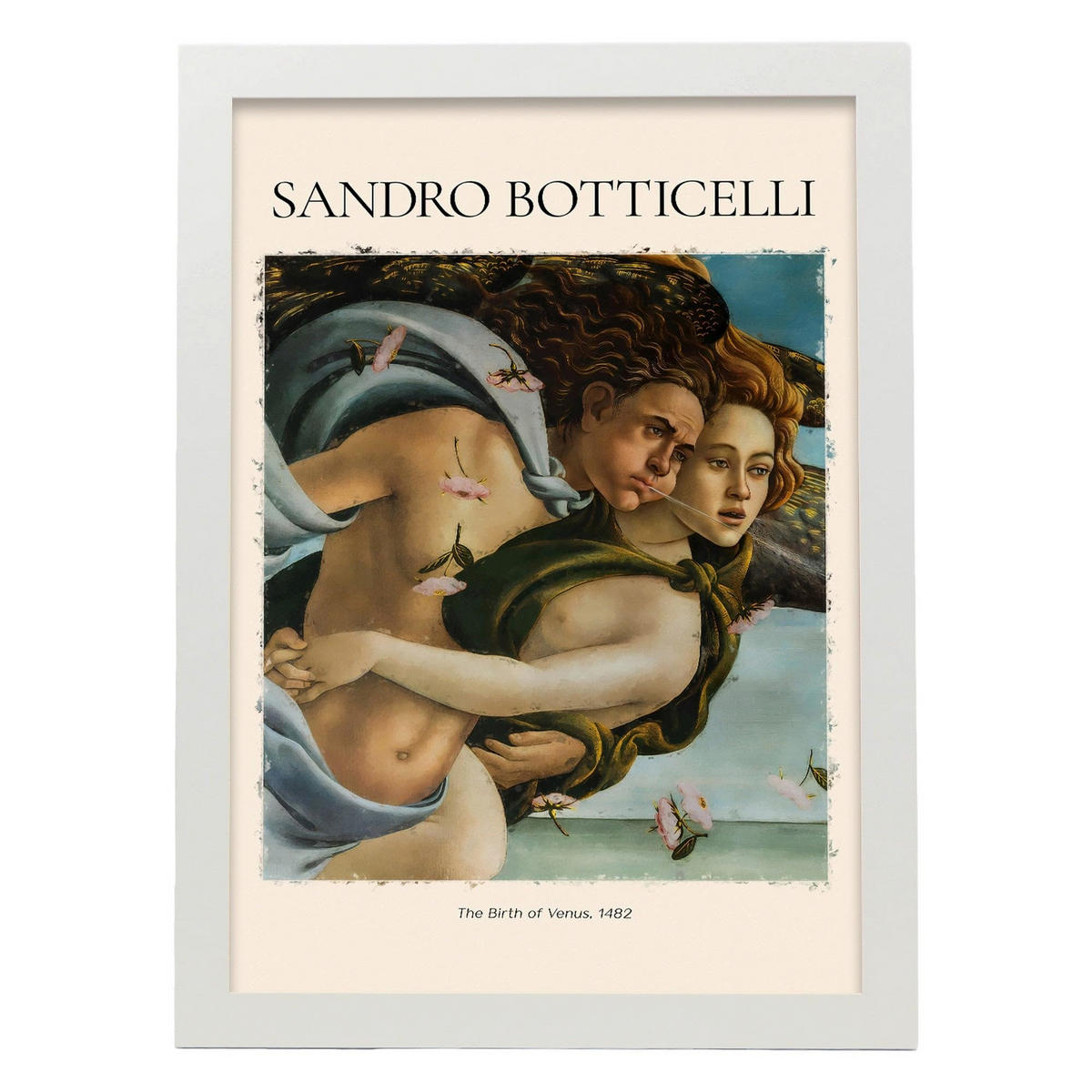 POSTER Die Geburt Von Venus A3 Weißer Rahmen - Weiß, Papier (29.7/5/42cm) - Nacnic