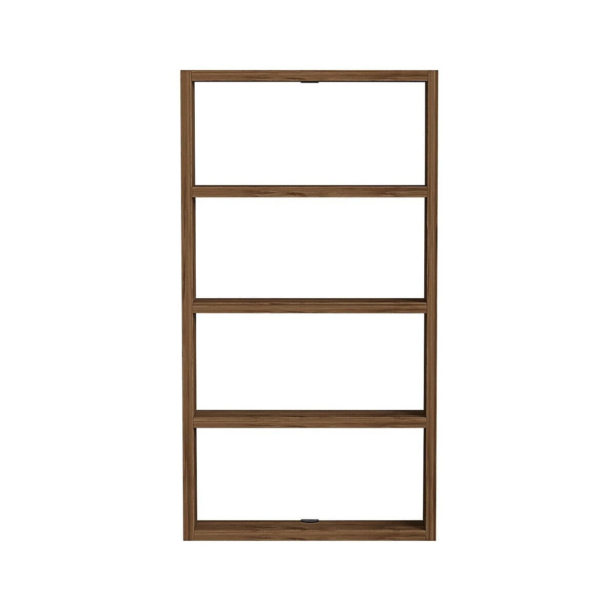 WANDREGAL mit 4 Ablagen - lya 43,2/9/80 cm - Naturfarben, Holzwerkstoff (9/80/43.2cm) - Calicosy
