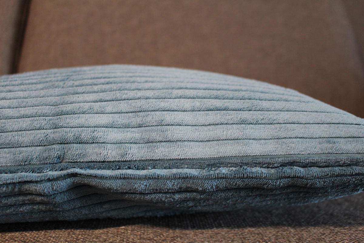 KISSENHÜLLE Shara Cord Look salbei - Salbeigrün, Textil (45/45cm) - Magma Heimtexx