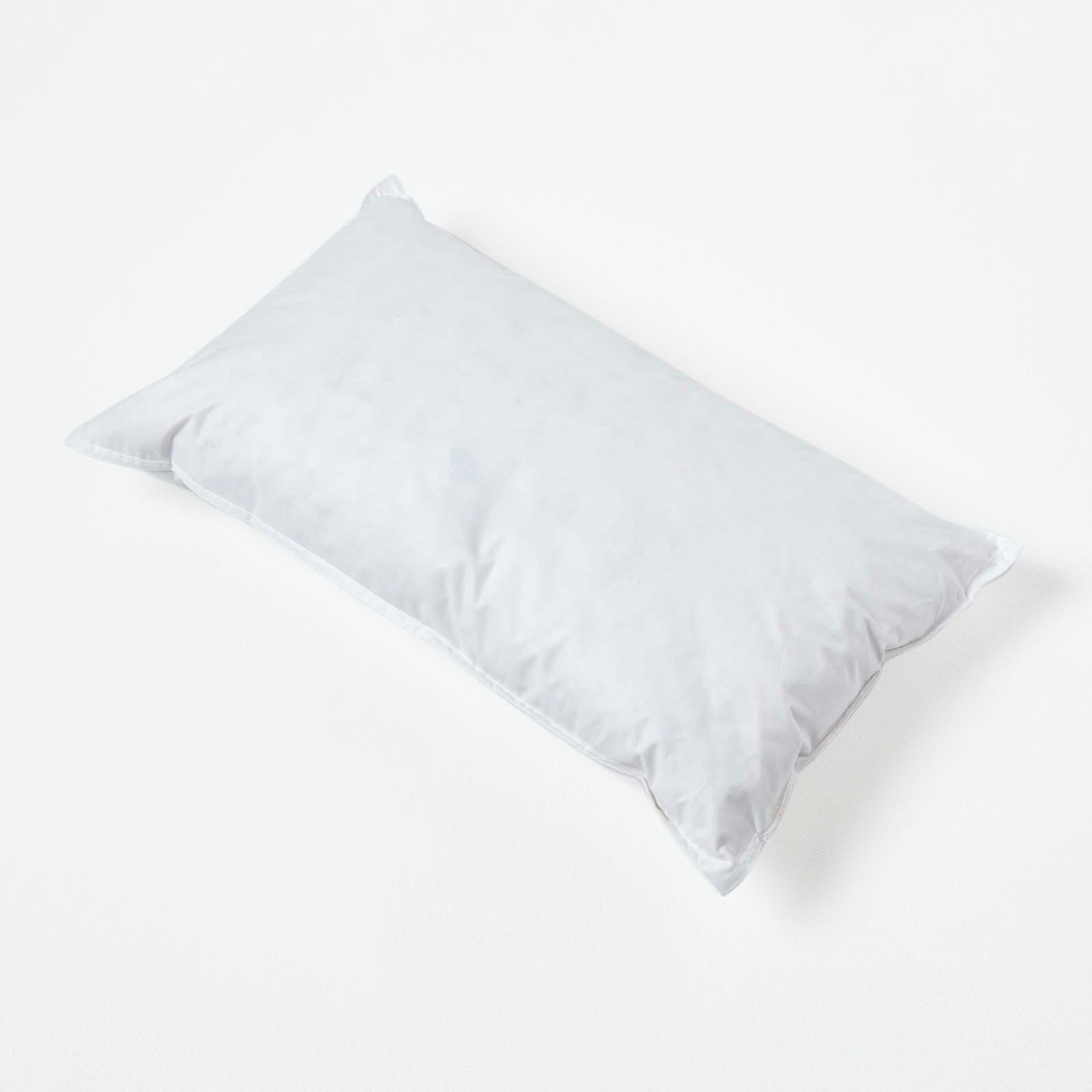 FÜLLKISSEN 35/50 cm – Enten-Daunen - Weiß, Textil (35/50cm) - Homescapes