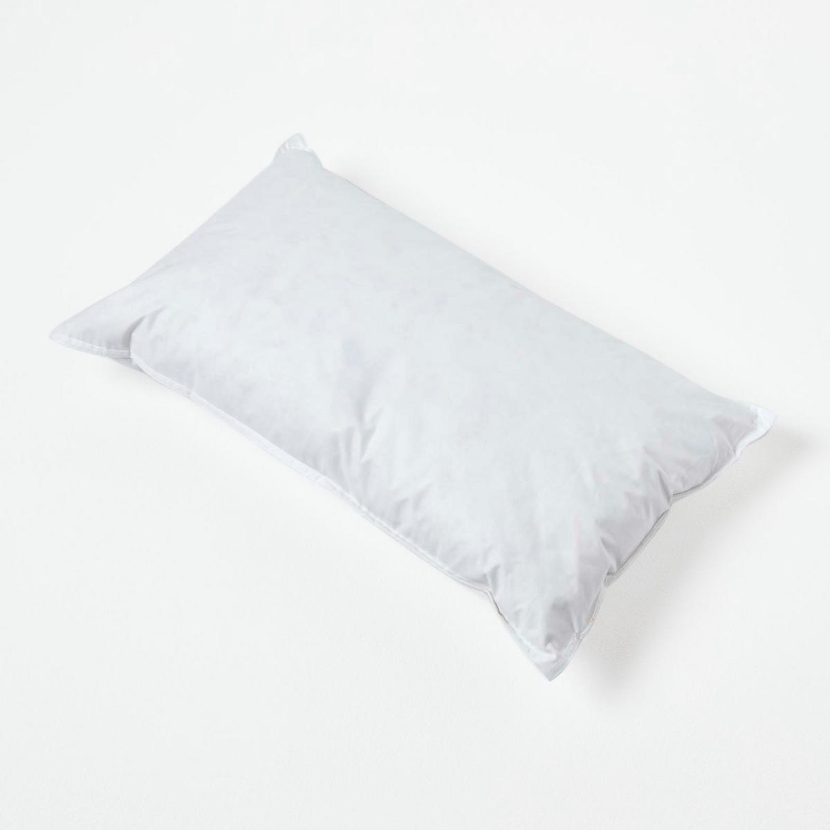FÜLLKISSEN 35/50 cm – Enten-Daunen - Weiß, Textil (35/50cm) - Homescapes