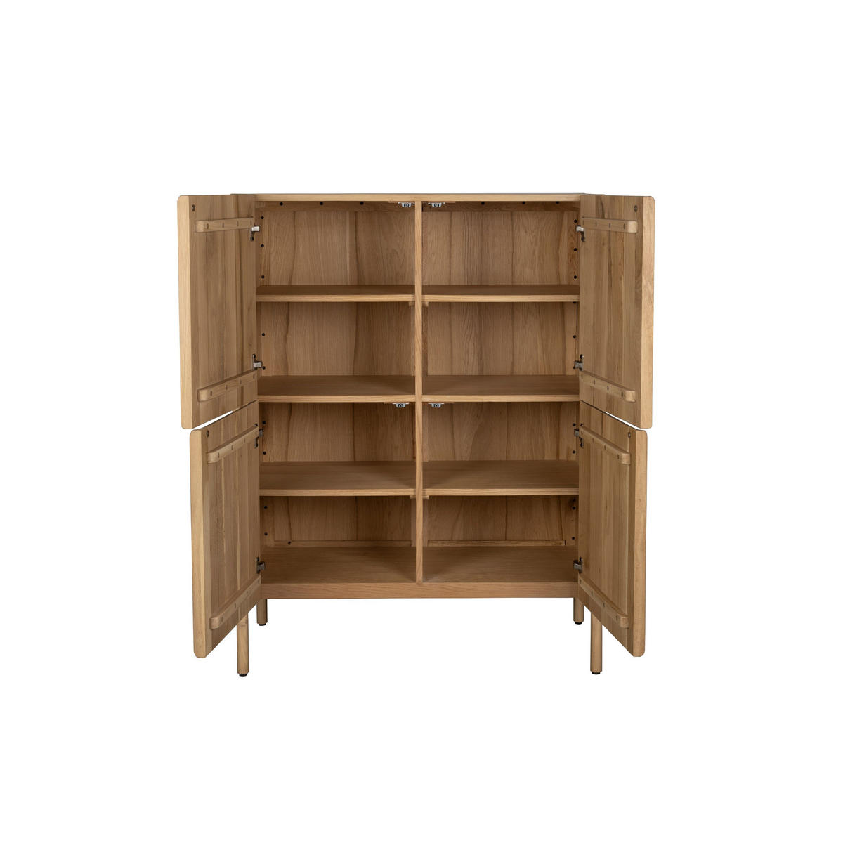 SIDEBOARD Ember Hoch - Naturfarben, Holz (100/130/45cm) - Zuiver