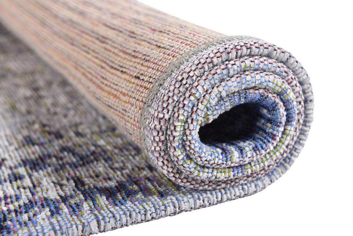 FLACHWEBETEPPICH Cosima 80x160 cm - Multicolor, Textil (80/160cm) - Gino Falcone