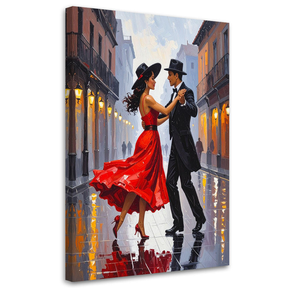 Feeby Leinwandbild Mehrfarbig 70x100 cm
