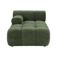 RECAMIERE ohne Schlaffunktion - 1 Person - stoff - grün Facivil - Grün, Textil (94/70/156cm) - Vente-Unique