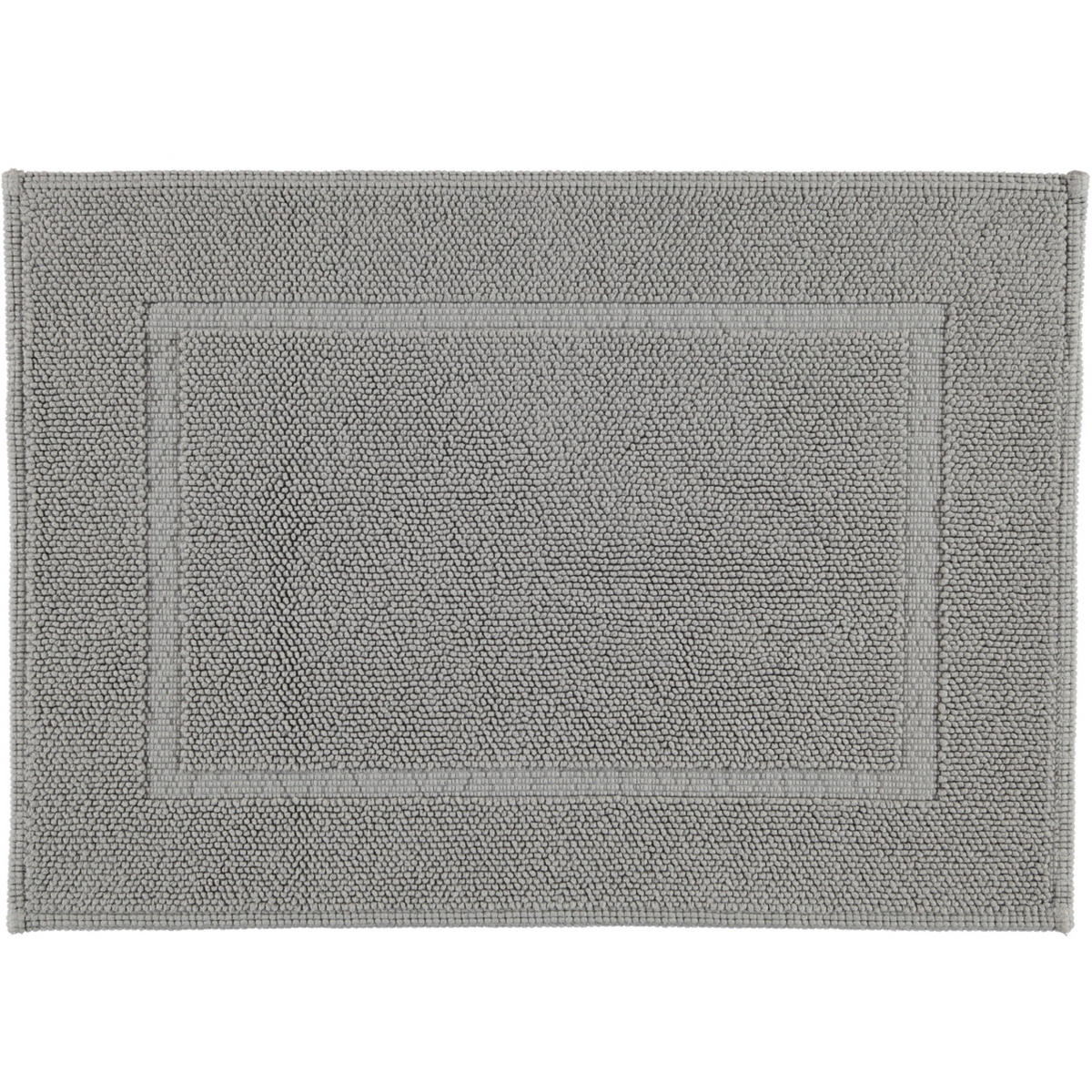 BADEMATTEN PEARL KIESEL - 85 - Grau, Textil (50/70cm) - Rhomtuft