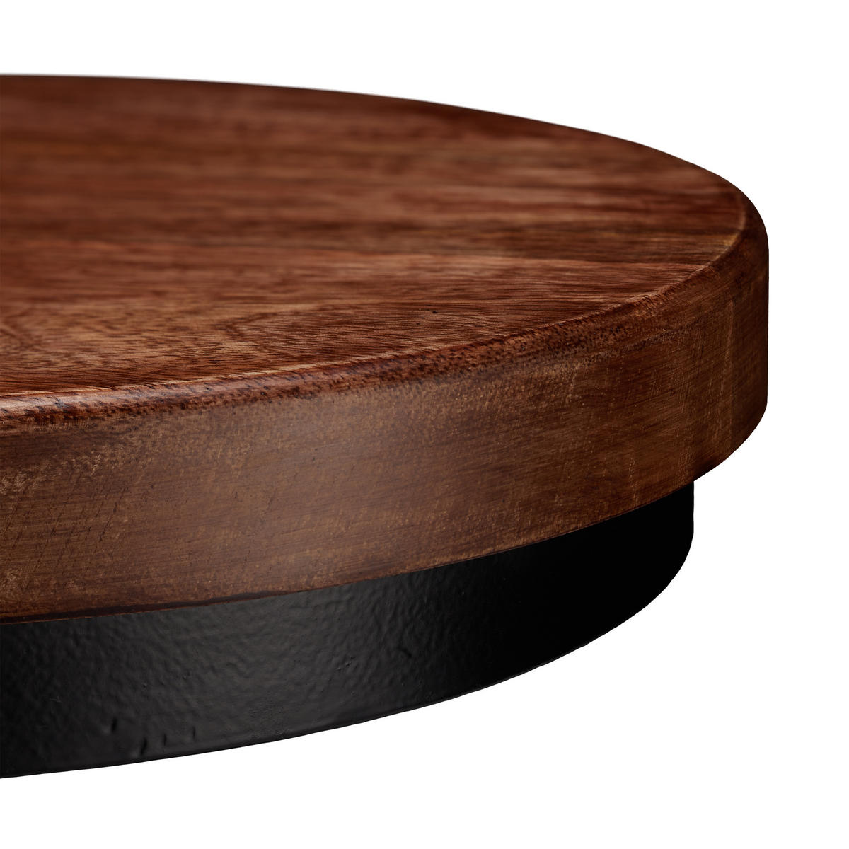 BARHOCKER - Multicolor, Holz/Metall (34/67.5/34cm) - Relaxdays