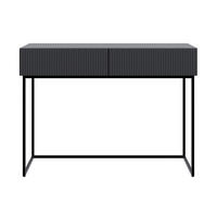 SCHMINKTISCH Veldio schwarz 110 cm - Schwarz, Holzwerkstoff/Metall (110/79/40cm) - Selsey