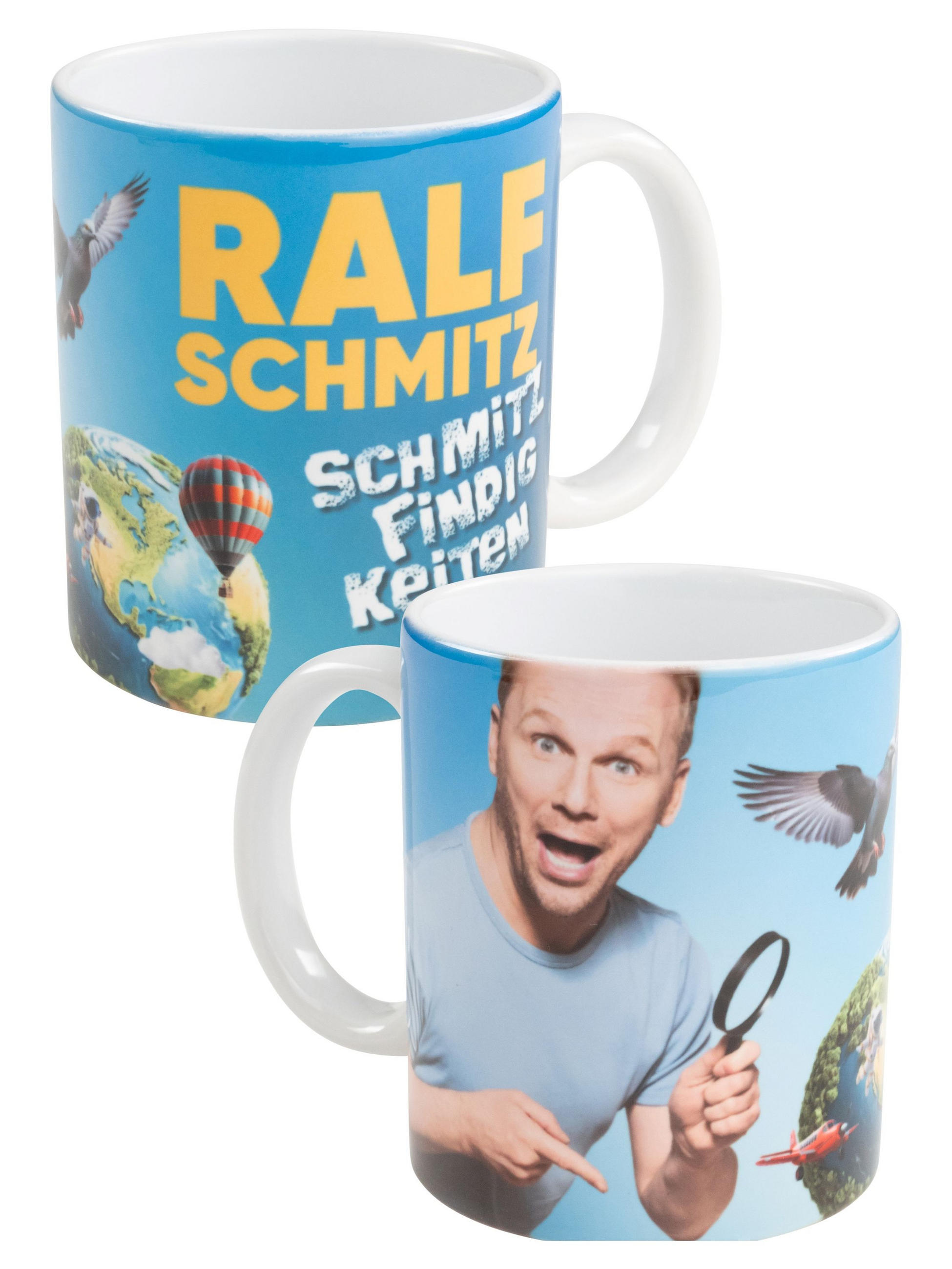 KAFFEEBECHER Ralf Schmitz Schmitzfindigkeiten Mehrfarbig 320 ml - Multicolor, Keramik (0.32L) - United Labels