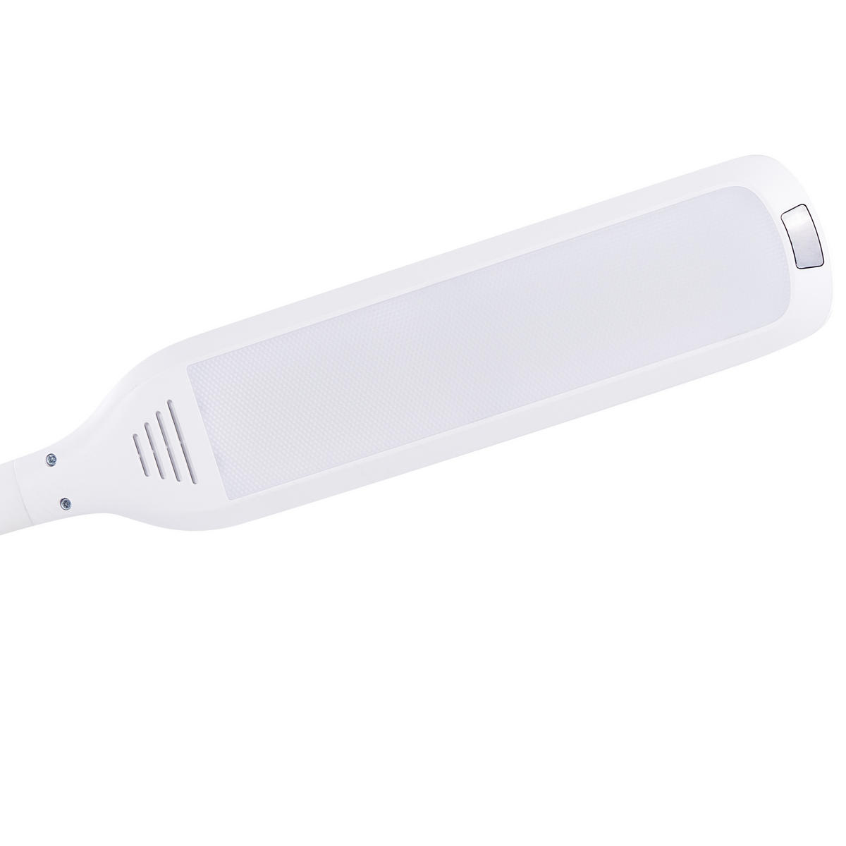STEHLAMPE Aries 27/40/160 cm - Weiß, Kunststoff (27/27/160cm) - Beliani