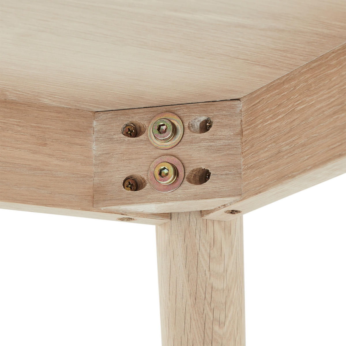 COUCHTISCH quadratisch Eiche massiv 70/70/52 cm - Beige, Holz (70/70/52cm) - Furnhouse