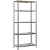 SCHRAUBREGAL PANDA | HxBxT 180x90x30cm | Fachlast 100kg | Grau - Grau, Metall (90/180/30cm) - PROREGAL