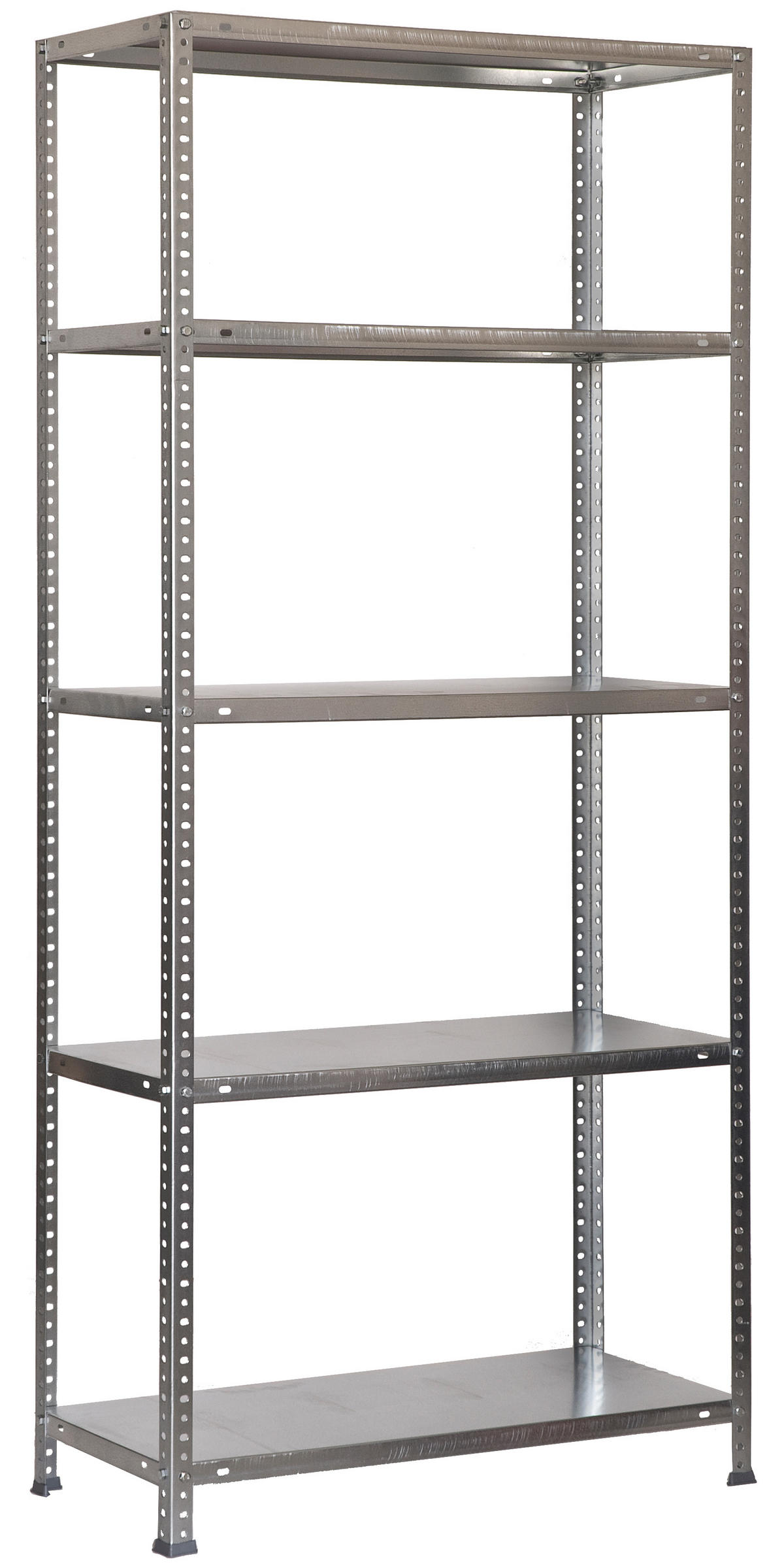 SCHRAUBREGAL PANDA | HxBxT 180x90x30cm | Fachlast 100kg | Grau - Grau, Metall (90/180/30cm) - PROREGAL