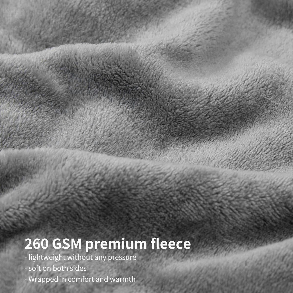 KUSCHELDECKE Flauschig 220 x 240 cm Grau - Grau, Textil (220/240cm)