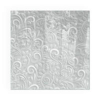 GLASPLATTE für Kamin 50x50 cm - Grau, Glas (50/50/0.4cm) - TULUP