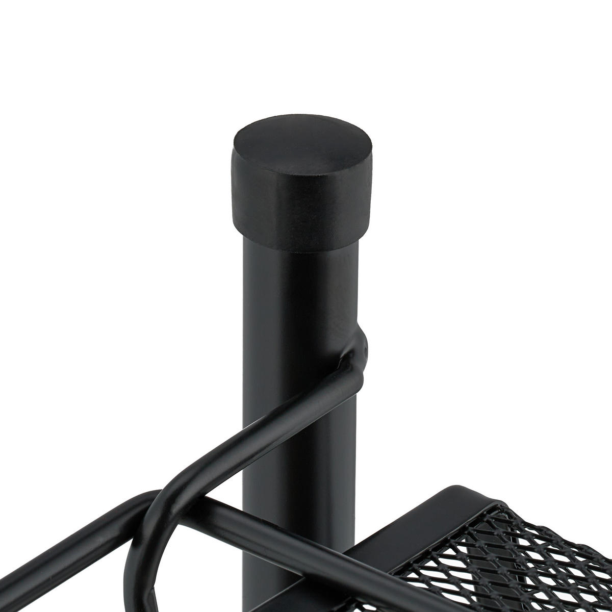 GEWÜRZREGAL - Schwarz, Kunststoff/Metall (48/44.5/27cm) - Relaxdays