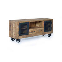 TV-SCHRANK aus Mangoholz - Braun, Holz (150/60/38cm) - Giner y Colomer