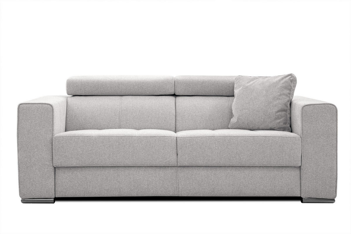 SOFA QUARTZ 3-Sitzer, creme - Creme, Holzwerkstoff/Textil (202/80/102cm) - Courtois Laville
