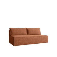 SCHLAFSOFA Mit Bettkasten DUO Stoff Verita Kupfer - Kupferfarben, Holz/Kunststoff (198/89/90cm) - Kaiser Möbel