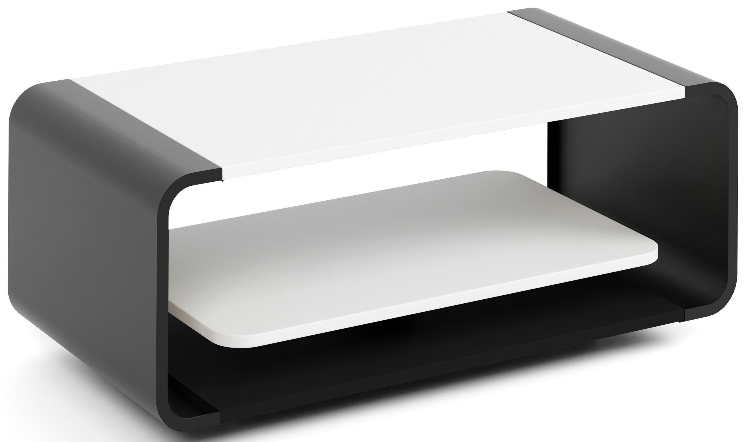 WFL Group Couchtisch Weiß 100x41x50 cm