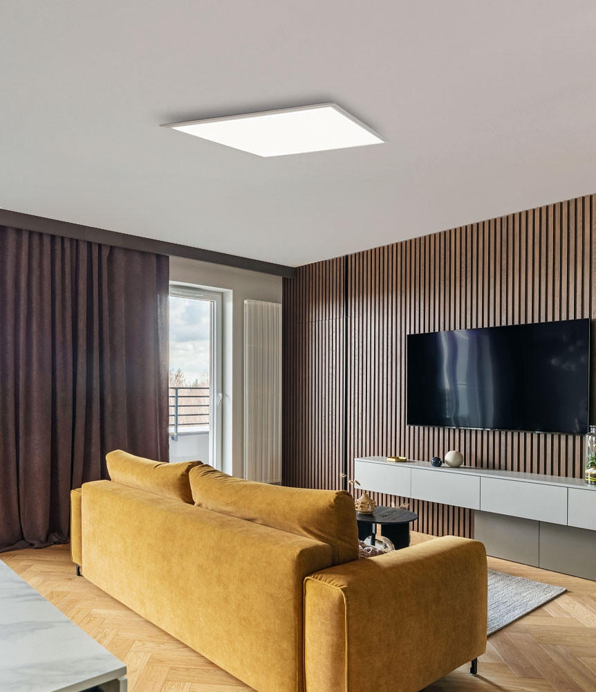 Thumbnail - Led, Weiß, Metall, Quadratisch, G, 14x2.4x14 cm, Lampen & Leuchten, LED Beleuchtung, LED-Deckenleuchten