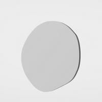 SPIEGEL ASYMMETRISCH, 53x50cm - Schwarz, Glas/Metall (50/4/53cm) - Albatros