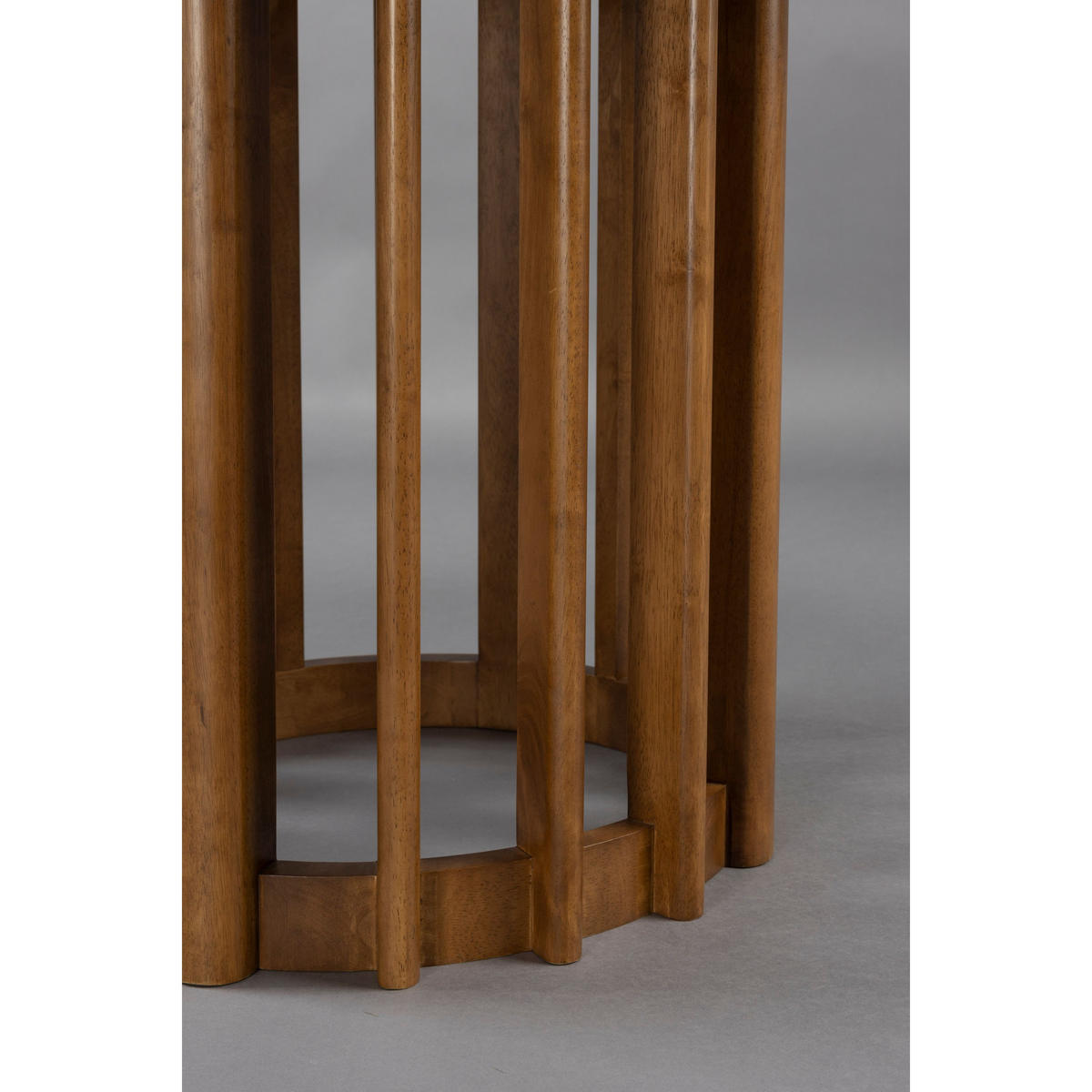 ESSTISCH Barlet Rund 120 cm Walnuss - Braun, Holz (120/120/75cm) - Dutchbone