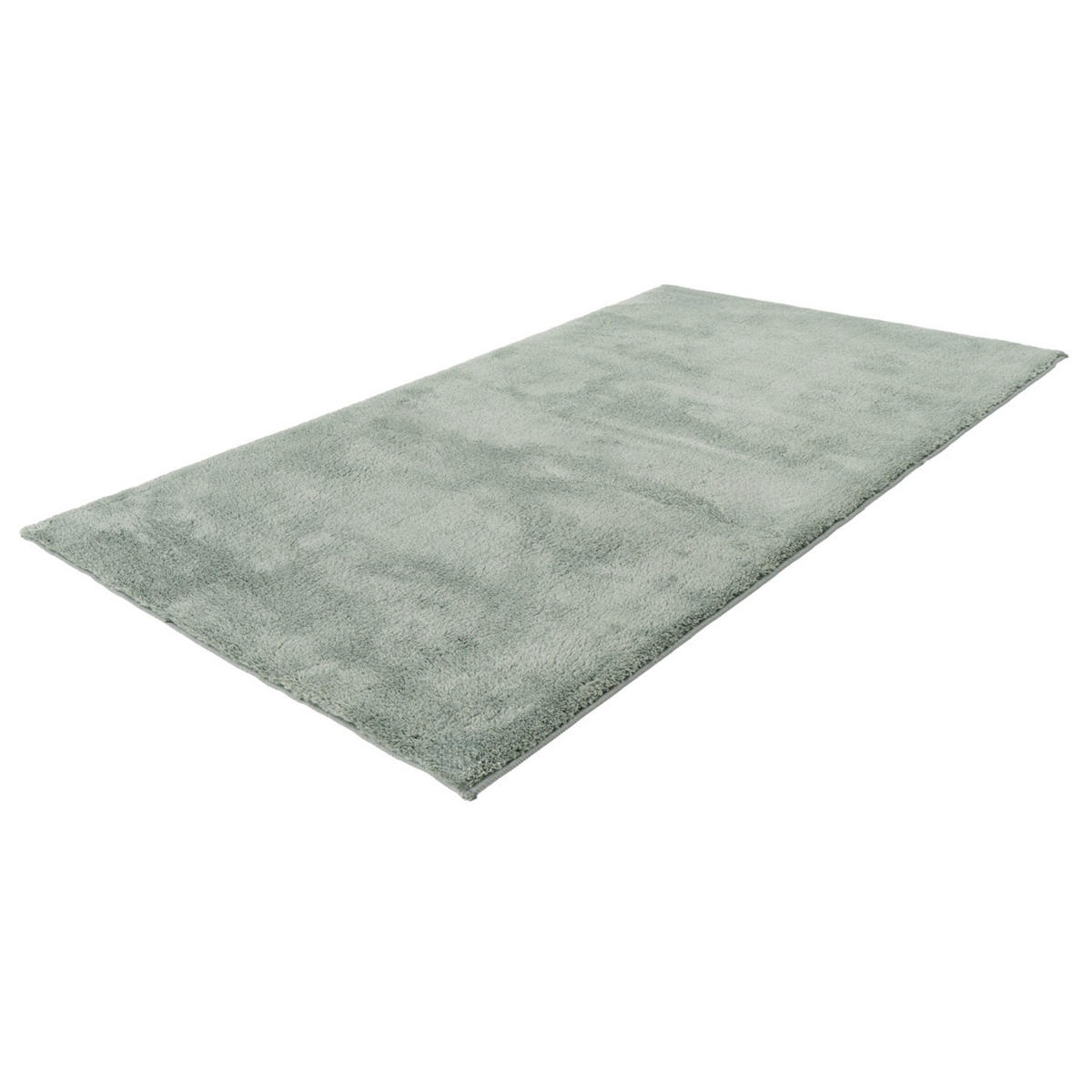 BADTEPPICH Waschbar Pure 500 Jade-Grün 50x90 cm - Grün, Textil (50/90cm) - carpet city