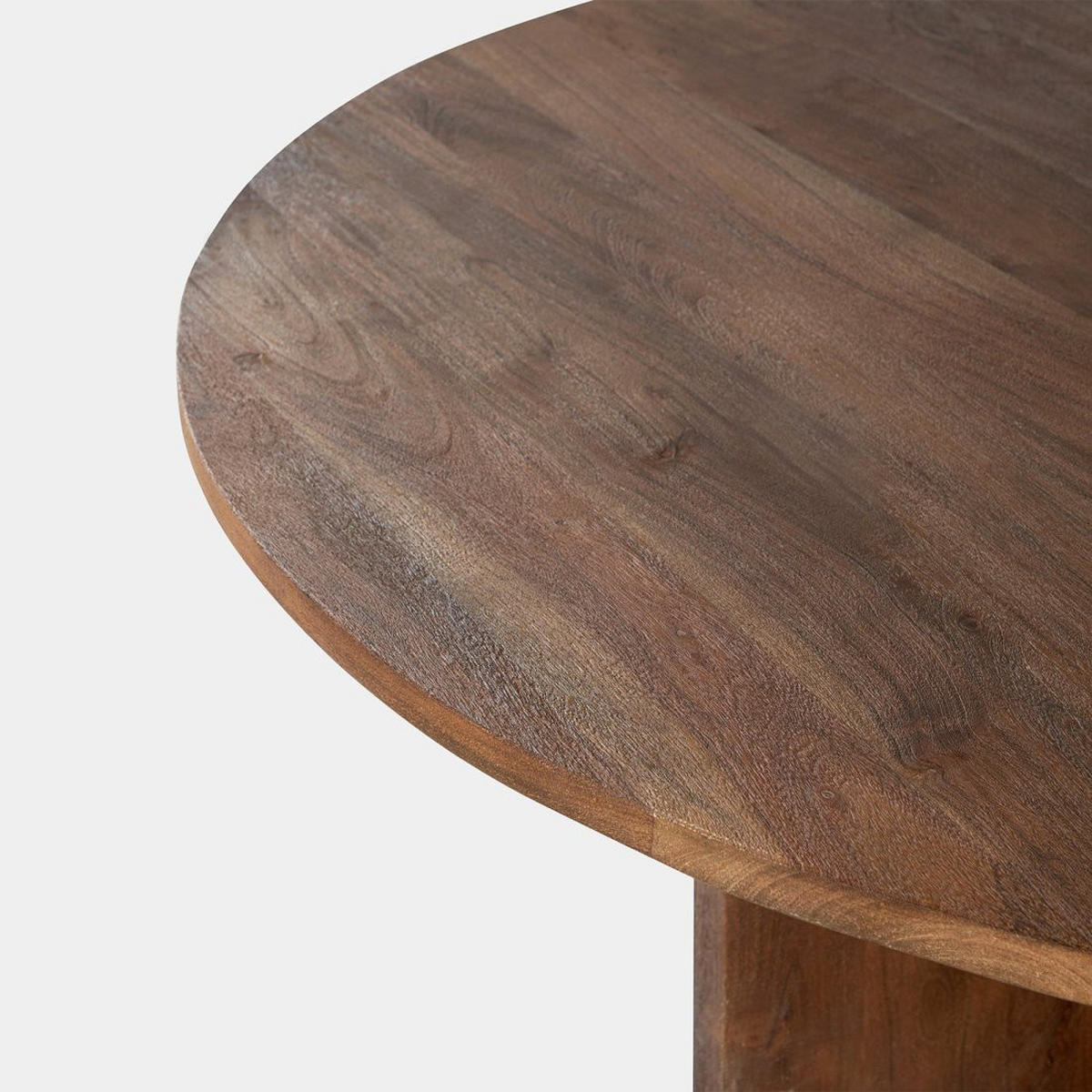 ESSTISCH Atir Walnuss 120 cm x 76 cm - Walnussfarben, Holz (120/120/76cm) - Klast Home