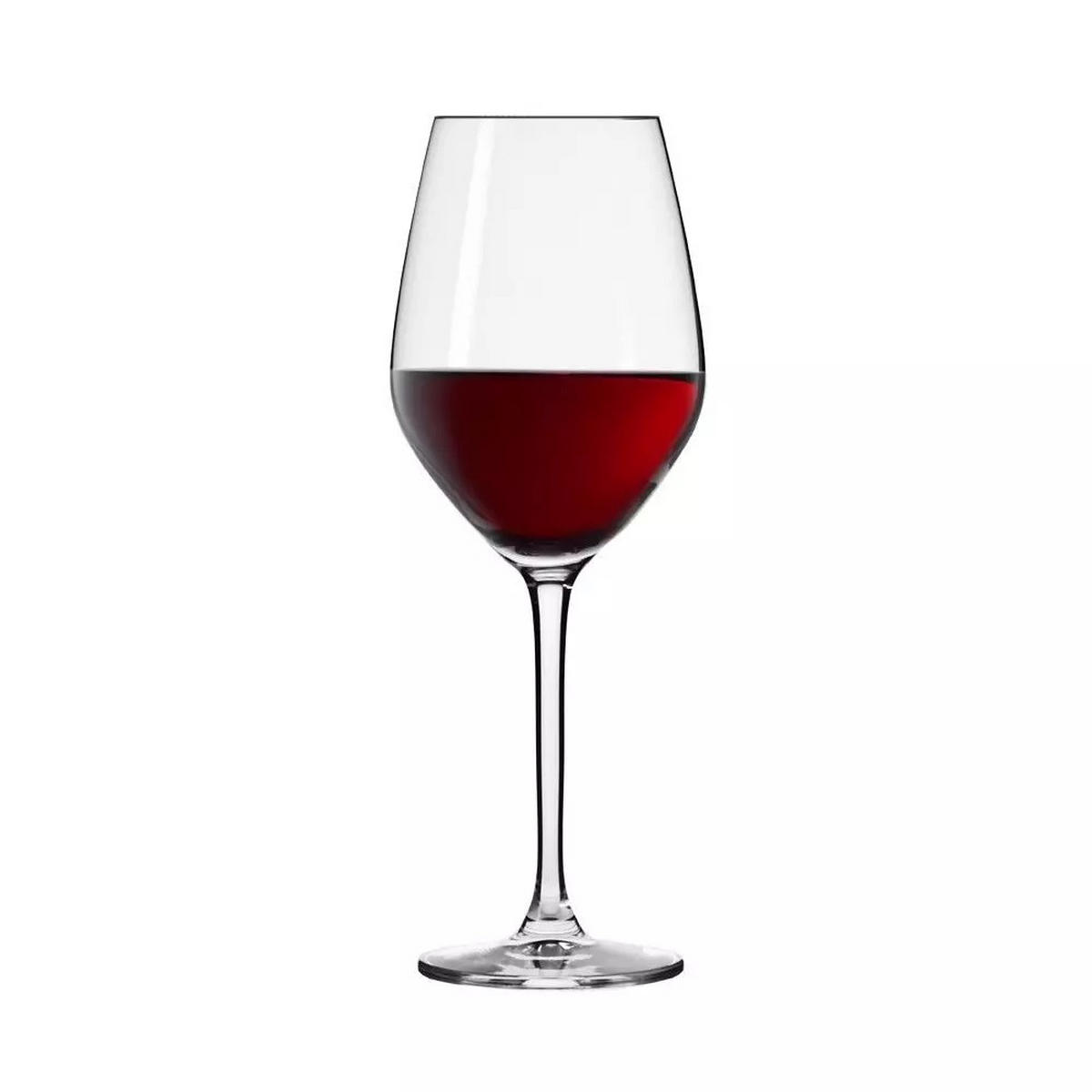 ROTWEINGLÄSER, 6er-Set, 460 ml - Transparent, Glas (0.46L) - Krosno Glass