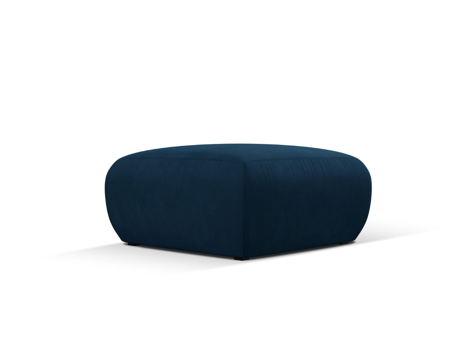 POUF Molino aus strukturiertem Stoff königsblau - Blau, Textil (75/36/75cm) - Micadoni