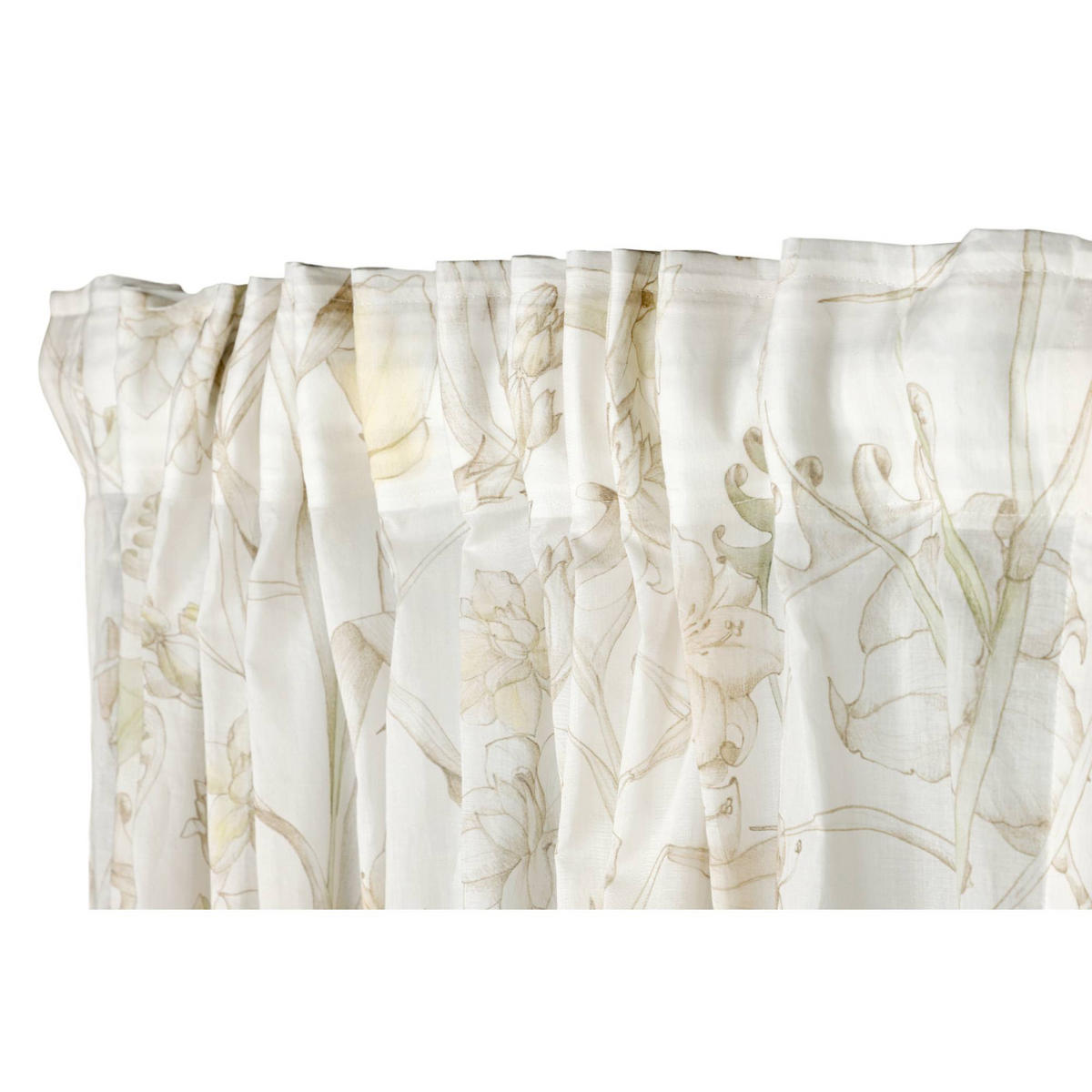 VORHANG MIT VERDECKTEN SCHLAUFEN LOVELY - Grün, Textil (130/1/250cm) - Schöner Wohnen