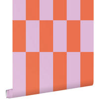 TAPETE Streifen 50 x 900 cm - Lila, Papier (50/900cm) - ESTAhome