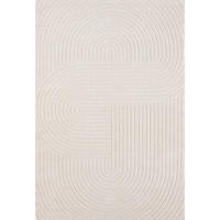 TEPPICH Outdoor Geometrisch MEZEN Polypropylen Creme 200 x 280 cm - Beige, Textil (200/280cm) - KADIMA DESIGN