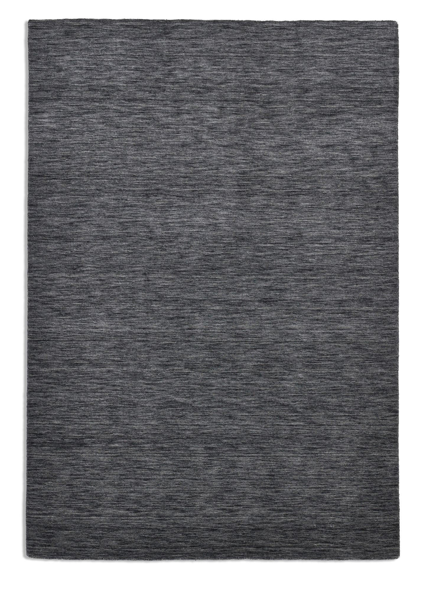 WEBTEPPICH Luxus Designerteppich 40x60 cm - Dunkelgrau, Textil (40/60cm) - Rug and Roll