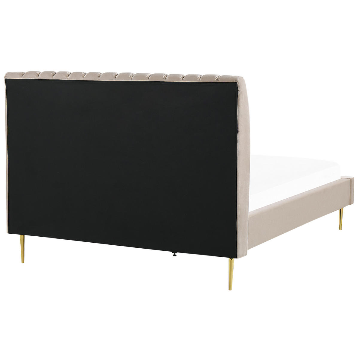 POLSTERBETT 180/200cm Sandbeige Marville - Beige, Textil (180/200cm) - Beliani
