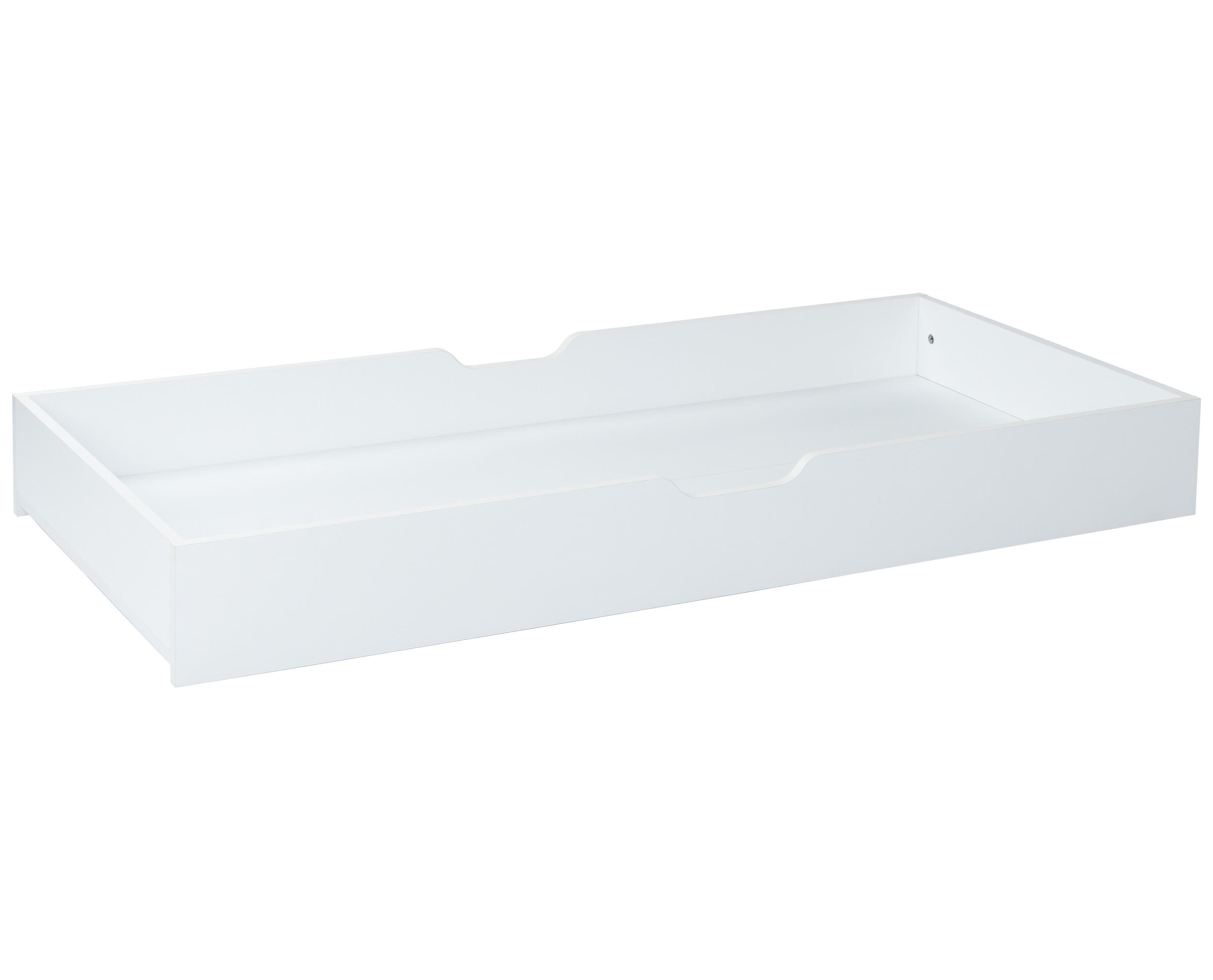 BETTSCHUBKASTEN für Babybett Maxim Kreideweiß - Weiß, Holzwerkstoff (137/16/63cm) - arthur berndt