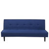 3-SITZER-SCHLAFSOFA Polyester Blau Visby - Hellblau, Textil (180/80/92cm) - Beliani