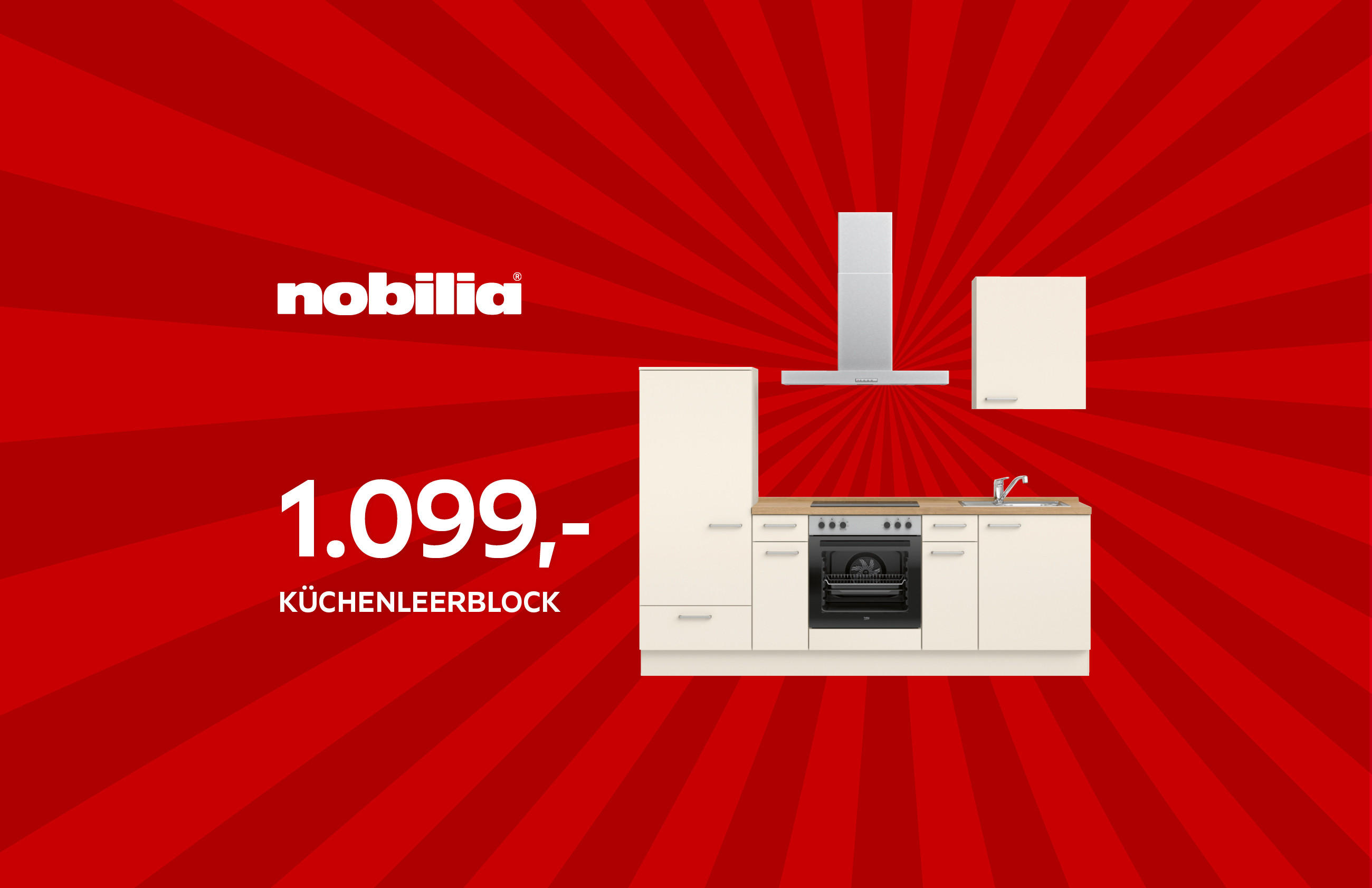 nobilia 1.099€ Küchenleerblock